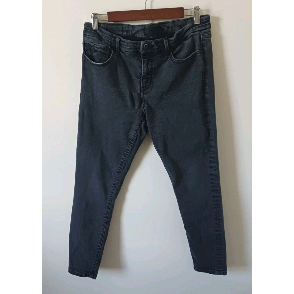 Buckle Black Jeans Women 29x27 Black Skinny Ankle Mid Rise Denim